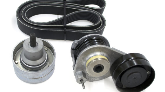 1856139 Belt Tensioner+Tension Roller+V-Belt7pk