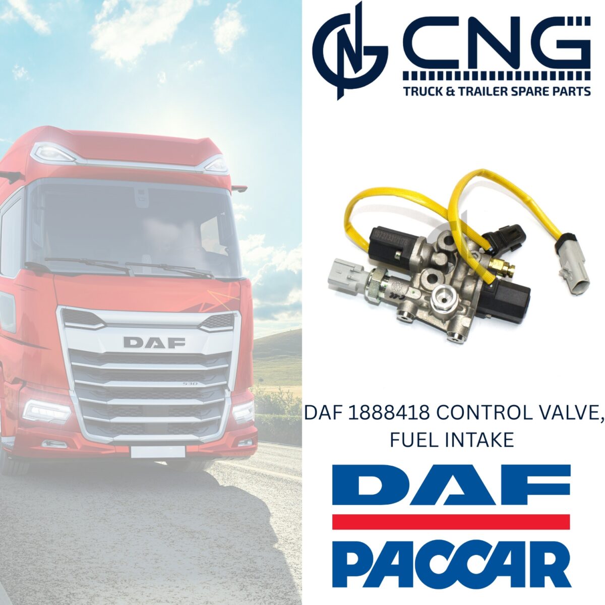 DAF 1888418 CONTROL VALVE, FUEL INTAKE