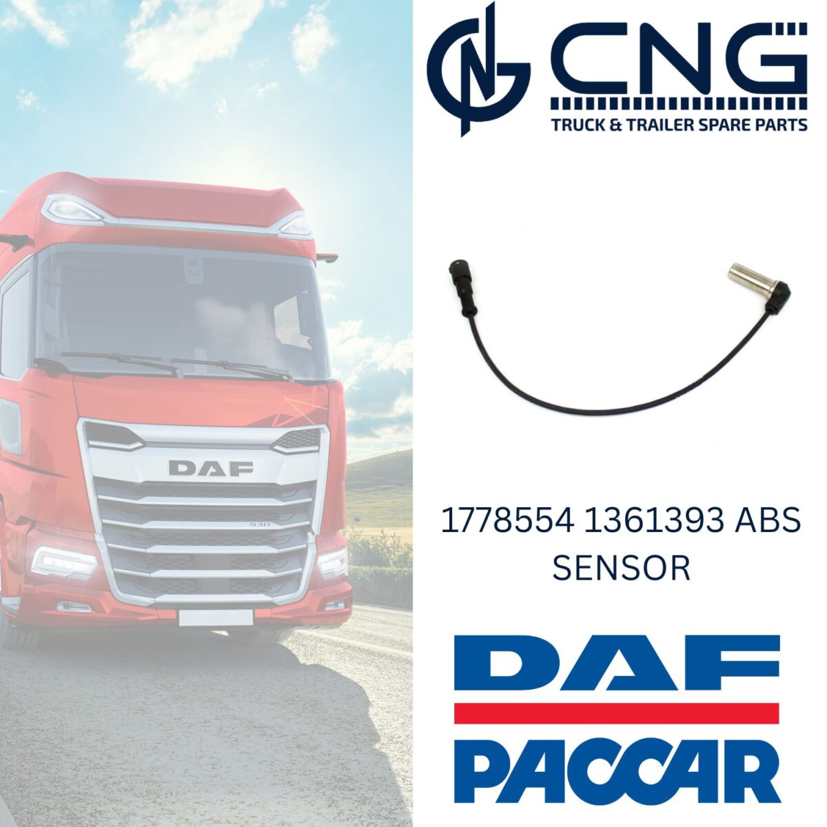 1778554 1361393 ABS SENSOR