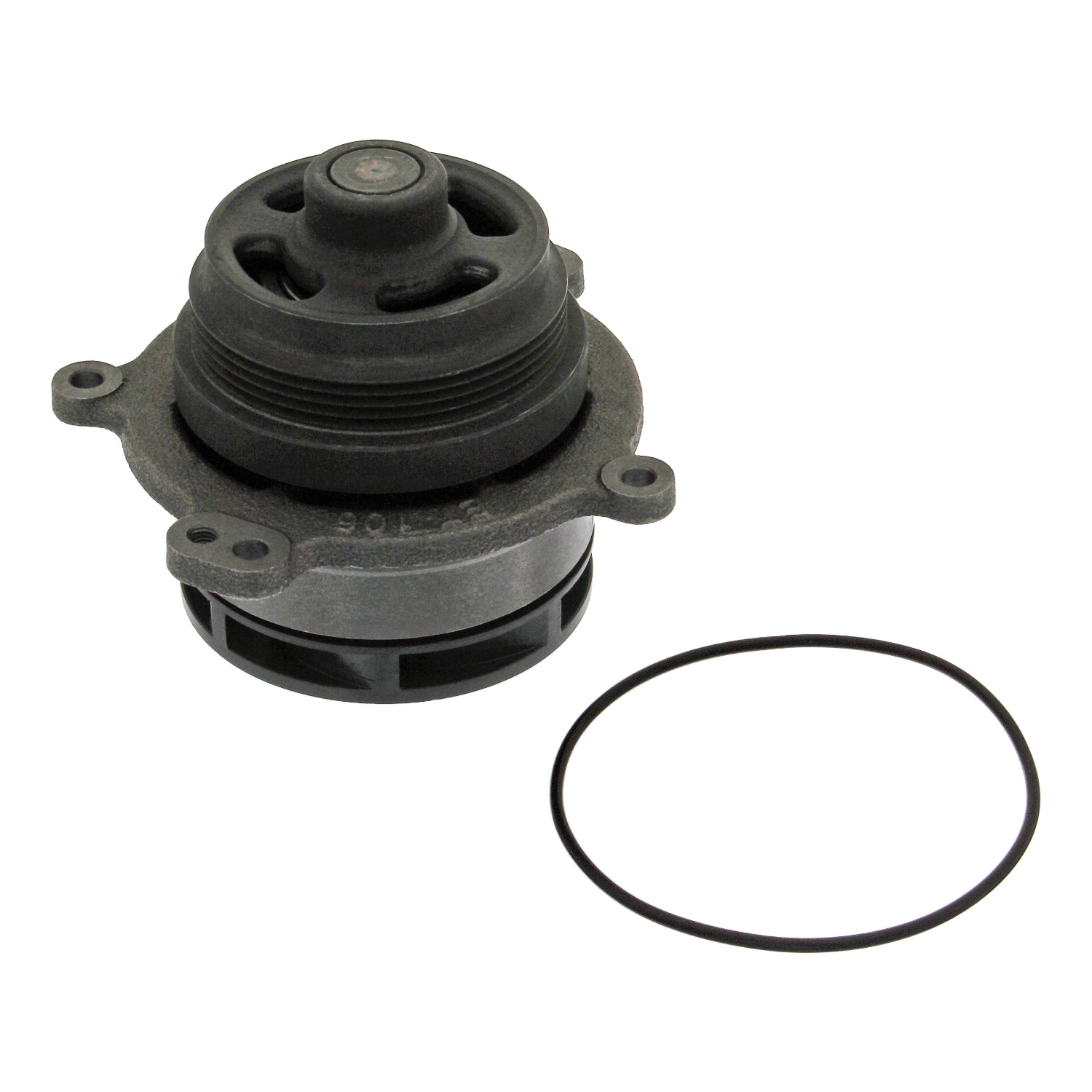 504093706-Water-Pump-with-belt-pulley-and-seals 504093706 Water Pump with belt pulley and seals - Image 1