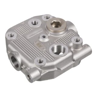 5411311219 Cylinder Head in horizontal position on the air compressor